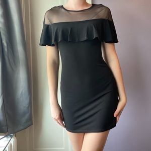 Forever 21 black body con dress